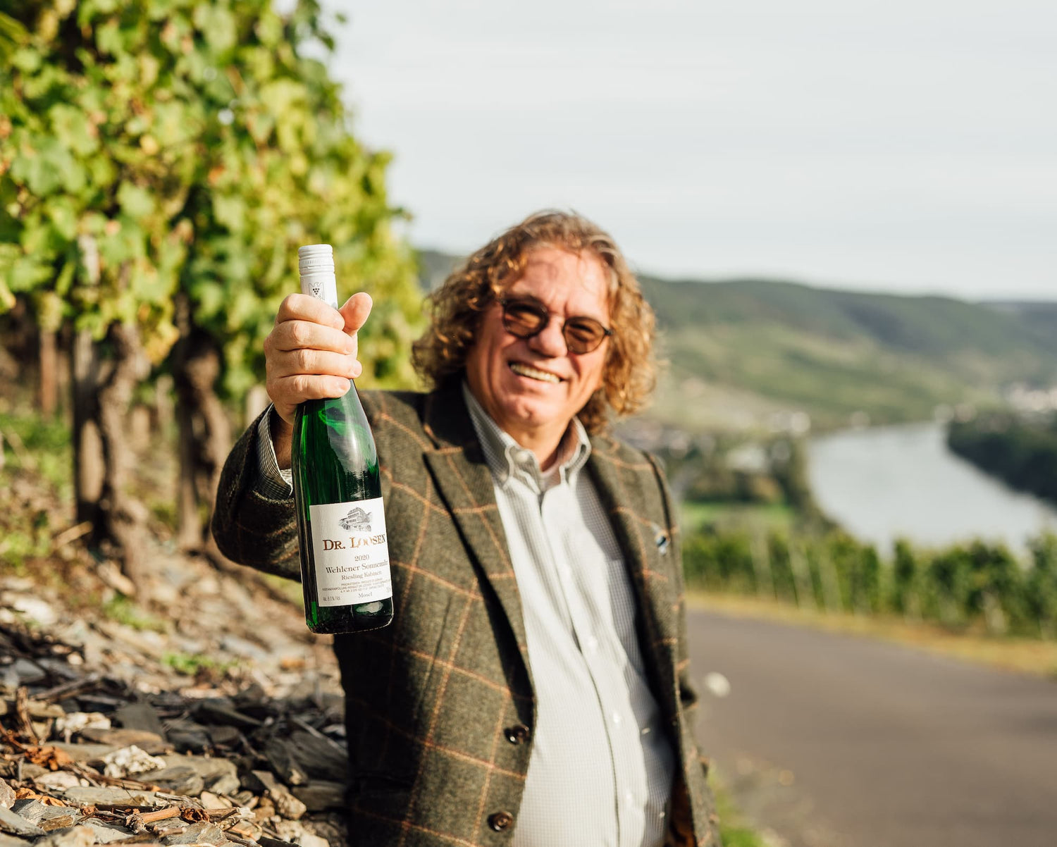 Bild von Ernst F. Loosen am Weinberg